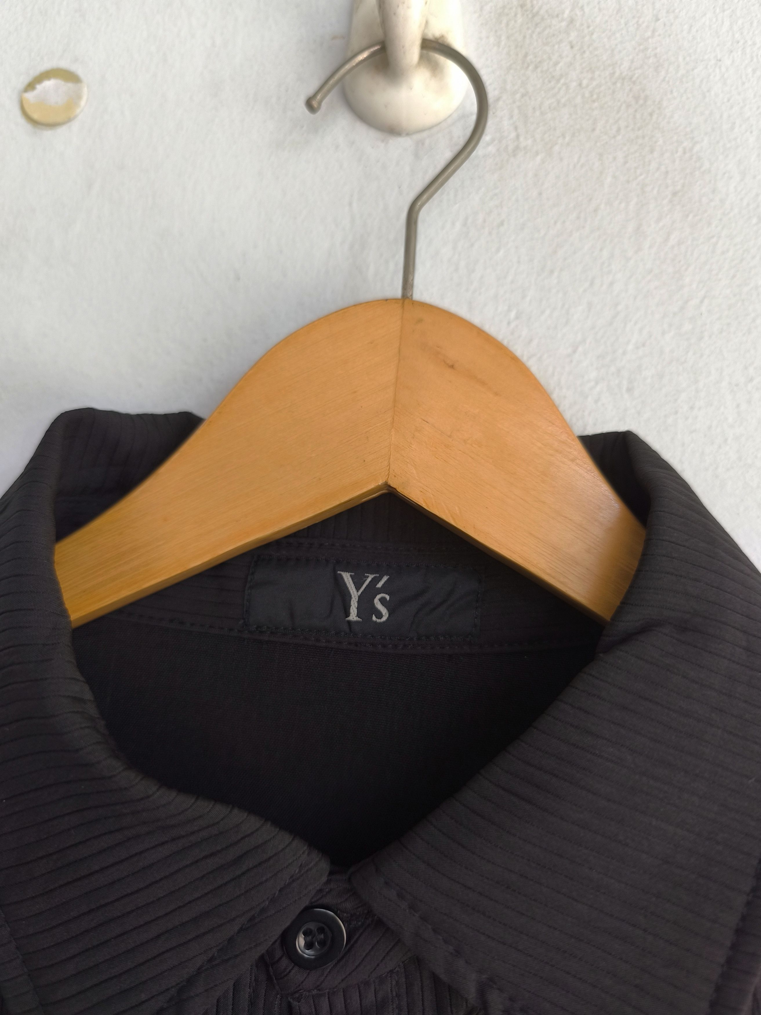 Y's for Men Yohji Yamamoto texture black shirt Size US XL / EU 56 / 4 - 3 Thumbnail