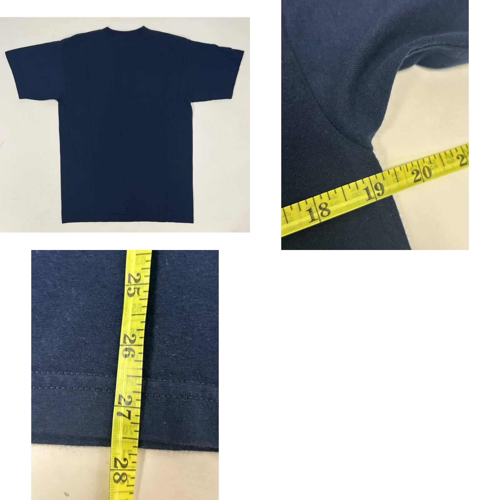 Tommy Hilfiger VINTAGE Tommy Hilfiger Freedom Jeans T Shirt Spell Out Navy Blue Medium USA 90s Size US M / EU 48-50 / 2 - 8 Thumbnail