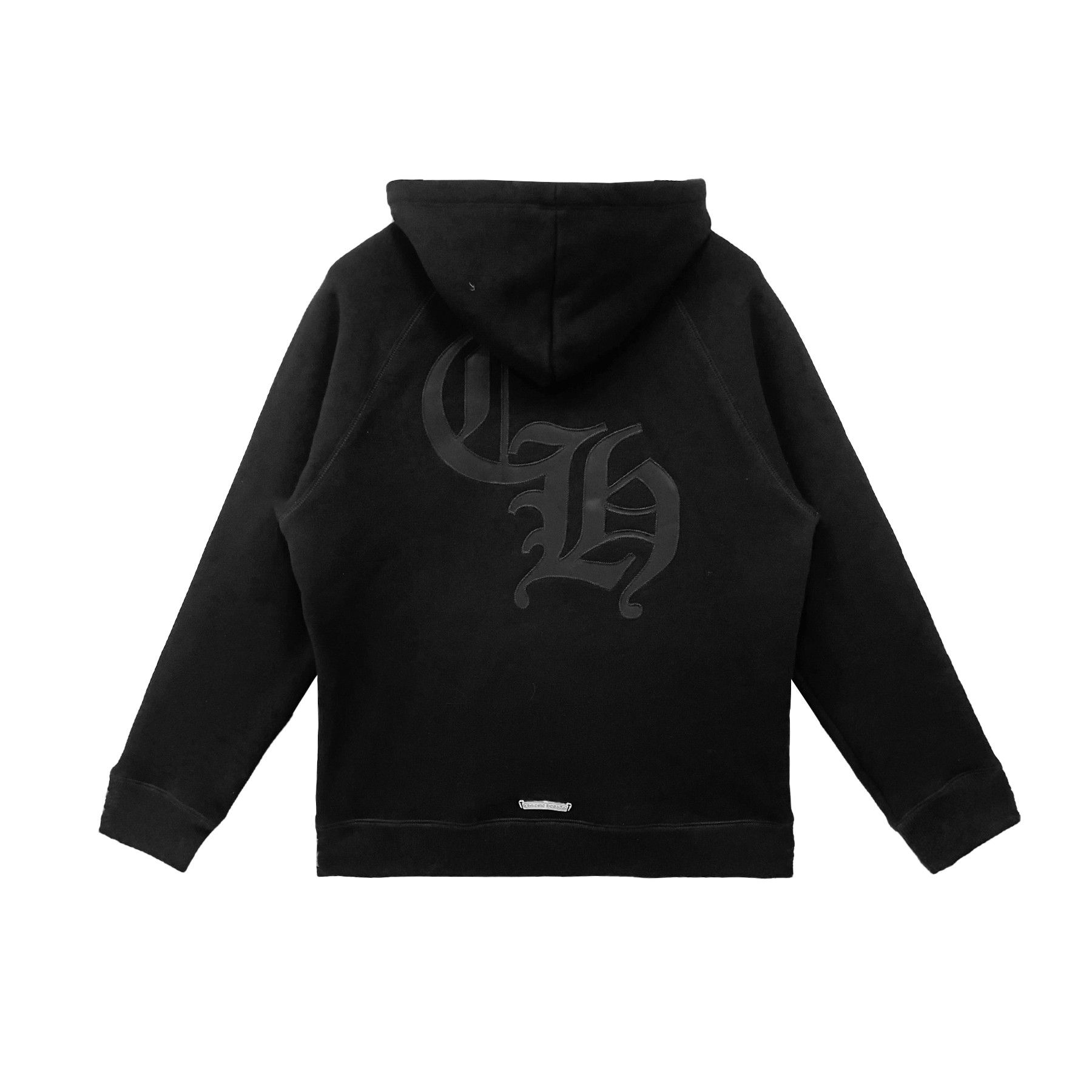 【超希少】Chrome Hearts Leather Patch Hoodie 超希少】Chrome Hearts Leather Patch Hoodie
