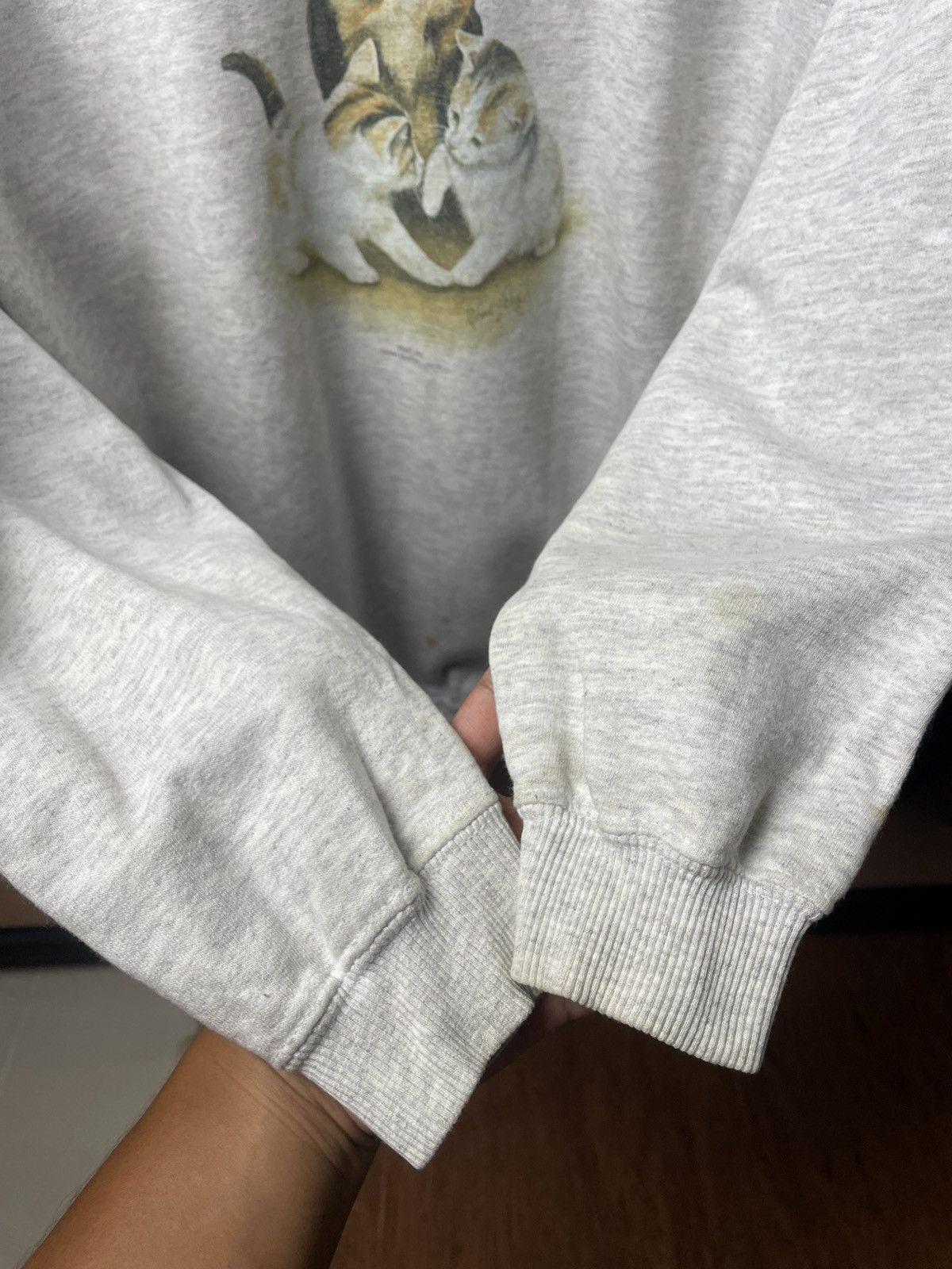 Gildan vintage heather gray crewneck sweatshirt Size US M / EU 48-50 / 2 - 6 Thumbnail