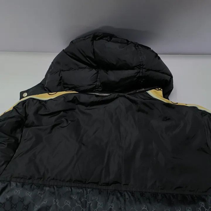 Gucci Gucci Black Puffer Jacket with Print-2507 Size US L / EU 52-54 / 3 - 1 Thumbnail