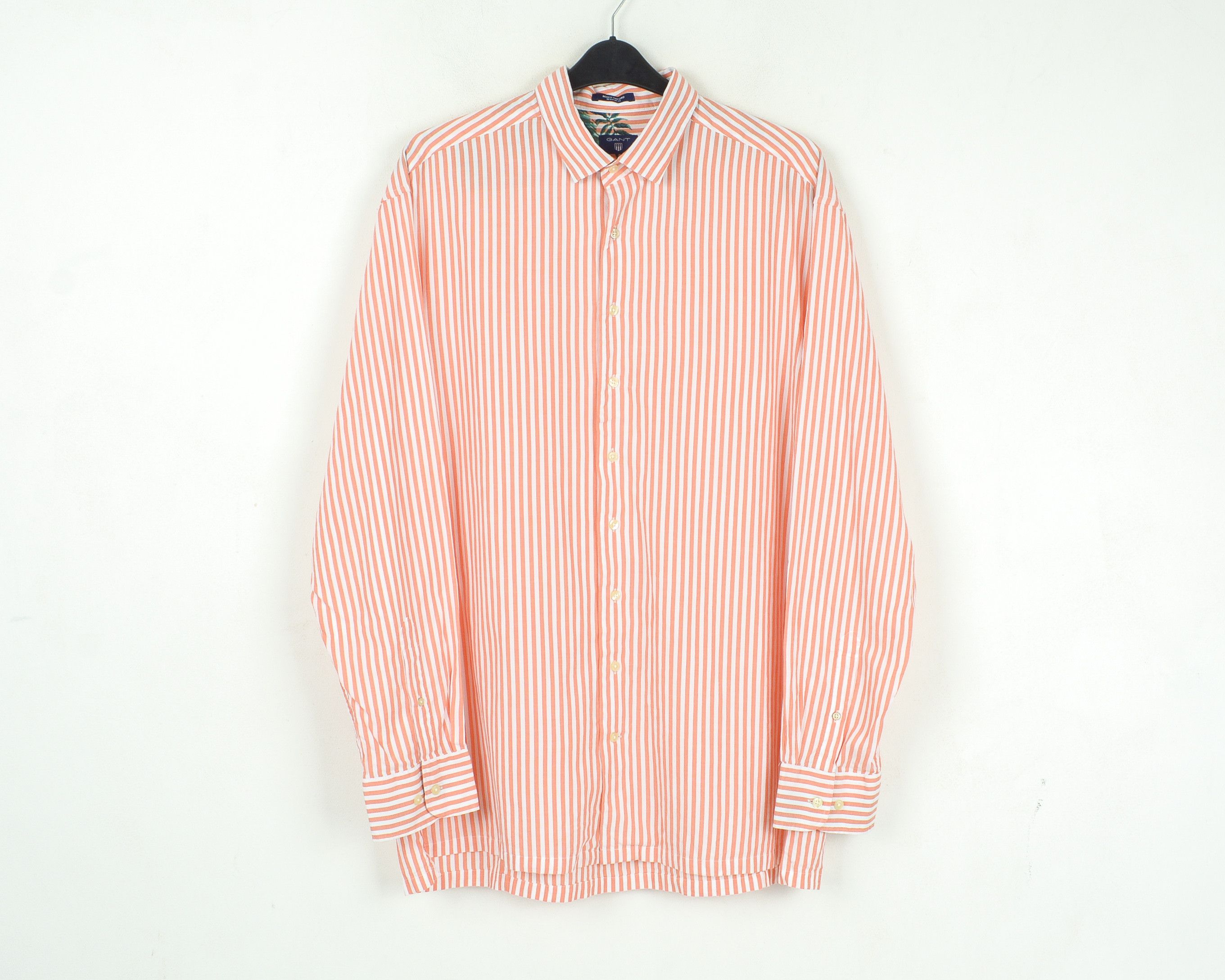 Gant GANT Beach Oxford Regular Fit Shirt Cotton Striped Size US XXL / EU 58 / 5 - 1 Thumbnail