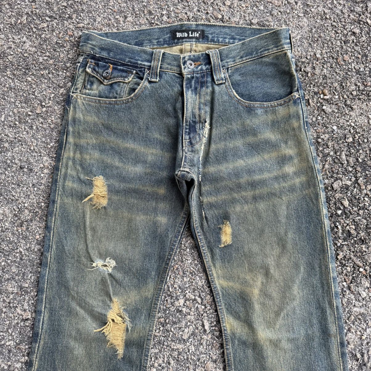 Japanese Brand × Jean × Rusty VINTAGE WILD LIFE RUSTY JEAN RIPPEP DENIM PANTS Size US 32 / EU 48 - 3 Thumbnail