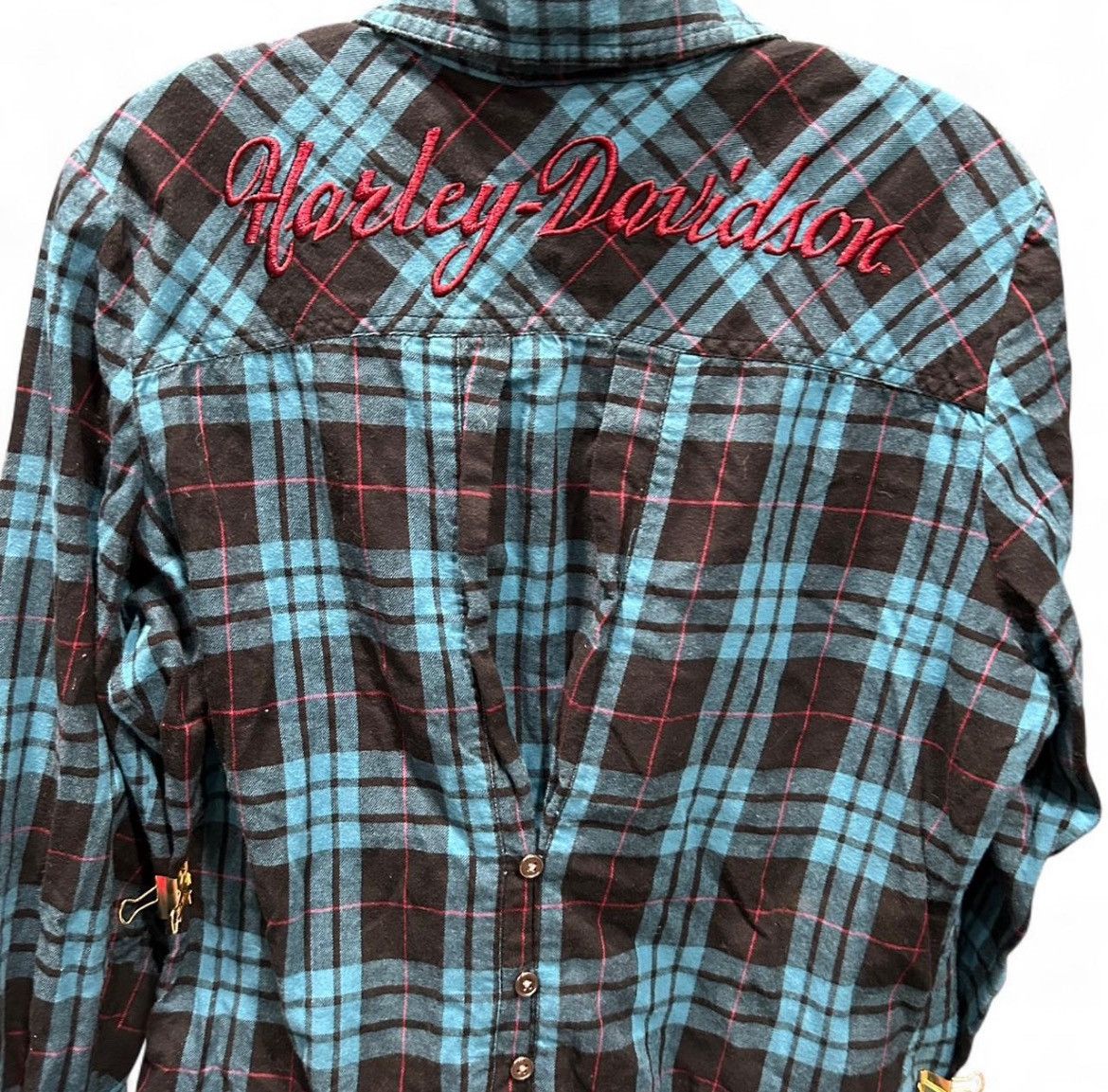 Harley Davidson Harley Davidson Embroidered button up Large Size L / US 10 / IT 46 - 3 Thumbnail