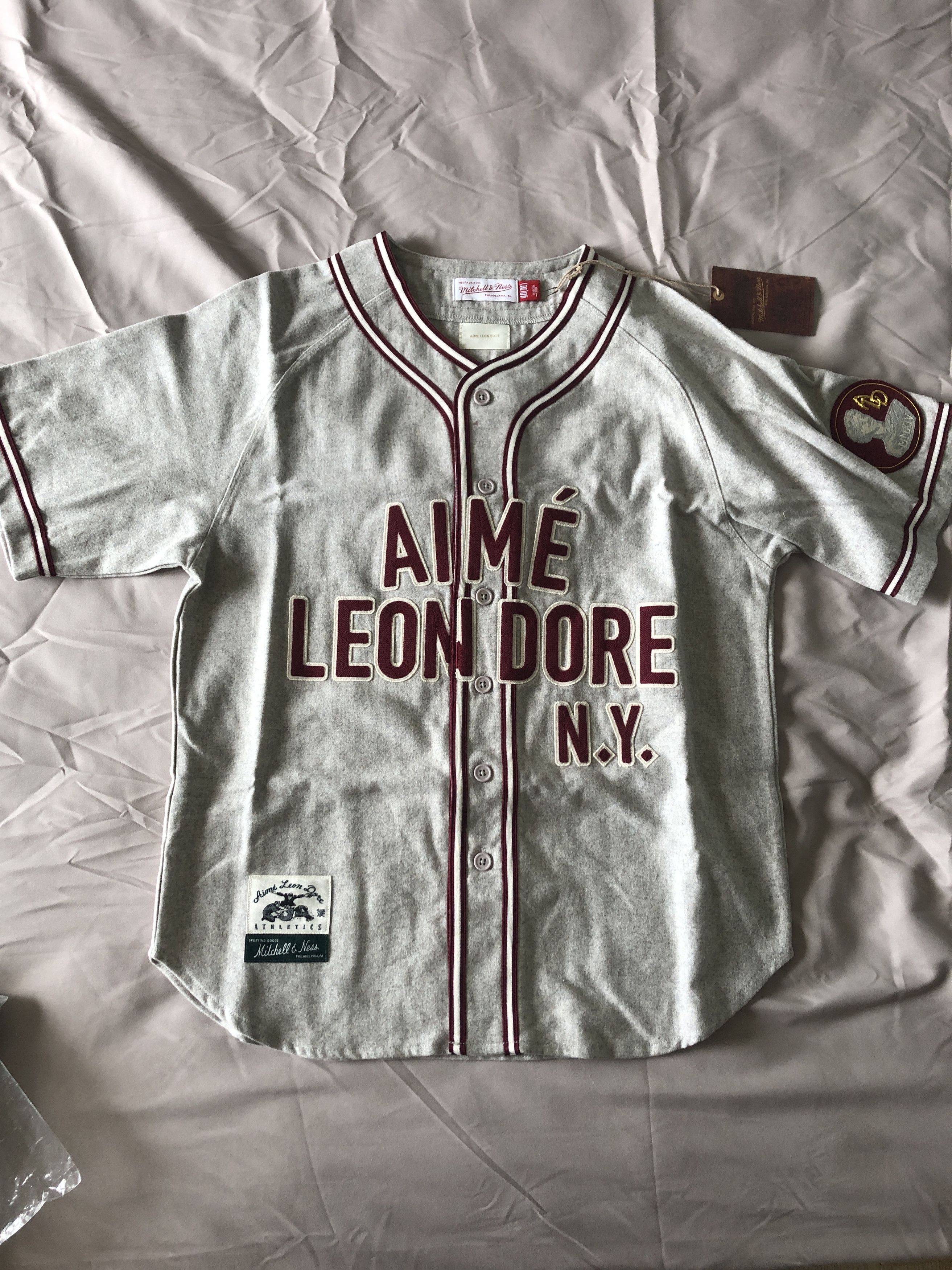 Aime Leon Dore × Mitchell & Ness ALD / Mitchell & Ness Team Baseball Jersey Size US M / EU 48-50 / 2 - 10 Thumbnail