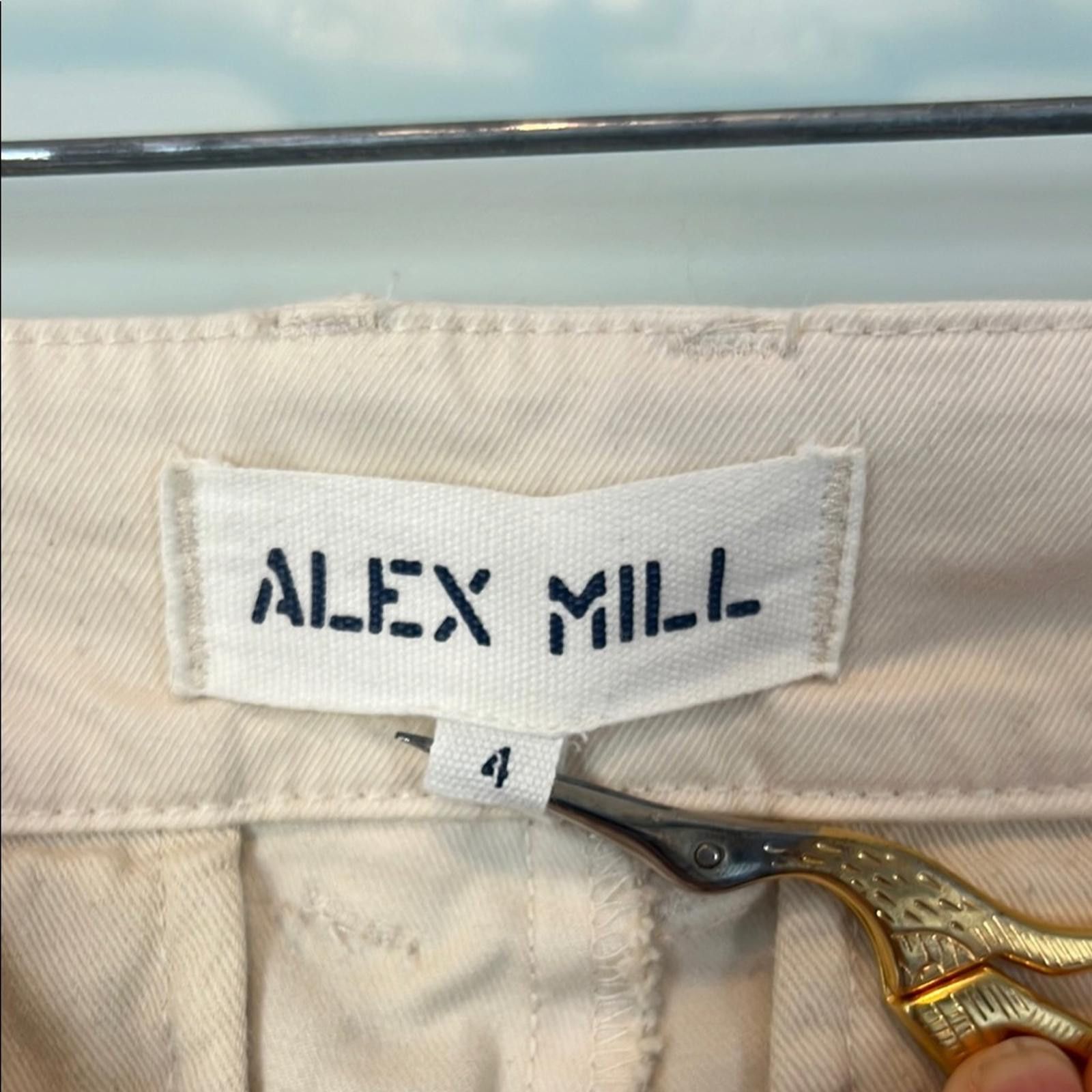 Alex Mill Alex Mill Cream Twill Pants Size 27" / US 4 / IT 40 - 4 Thumbnail