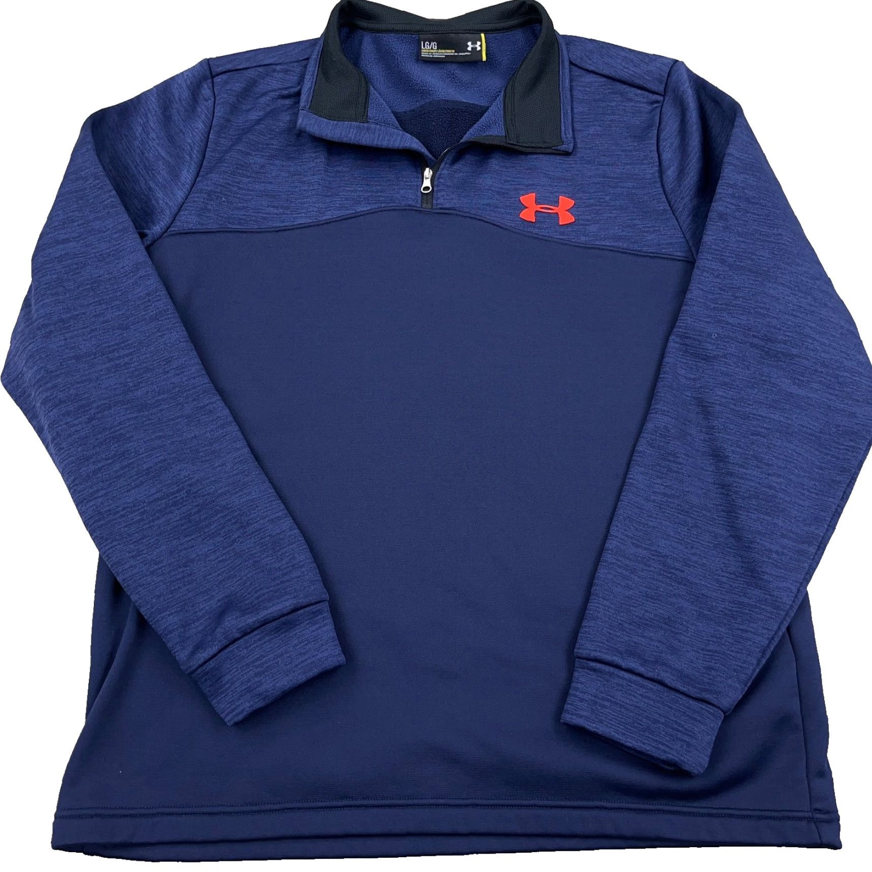 Under Armour Under Armour Sweatshirt Men L Blue 1/4 Zip Mock Neck Performance Golf Sport Regular Size US L / EU 52-54 / 3 - 2 Thumbnail