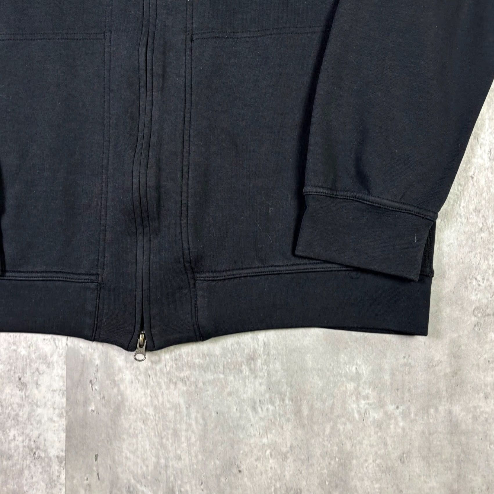 Nike Nike Yoga Dri-FIT Full Zip Hoodie Mens LT Black Zip Hooded Moisture Wicking Pockets Logo B & Tall 7-? Size US L / EU 52-54 / 3 - 7 Thumbnail