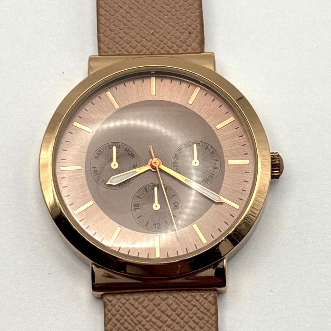 Other Gold Analog Men's Watch Size ONE SIZE - 3 Thumbnail