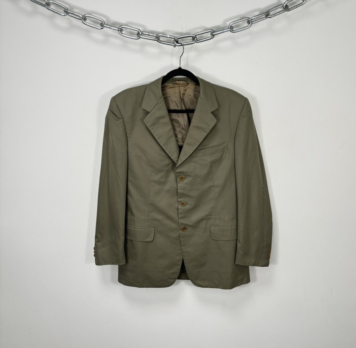 Burberry Vintage Burberry Davide Cenci Luxury Cotton Blazer Jacket Size 42R - 1 Thumbnail