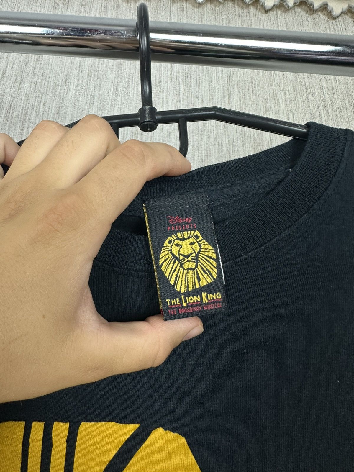 Disney × Vintage The Lion King Cardiff Disney The Broadway Musical Black Tee Size US S / EU 44-46 / 1 - 6 Thumbnail