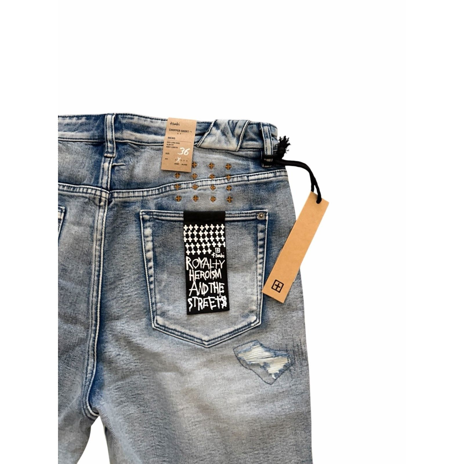 Ksubi Ksubi Jeans Mens Short Rekovery Denim Shorts Blue Size 36 Size US 36 / EU 52 - 5 Thumbnail