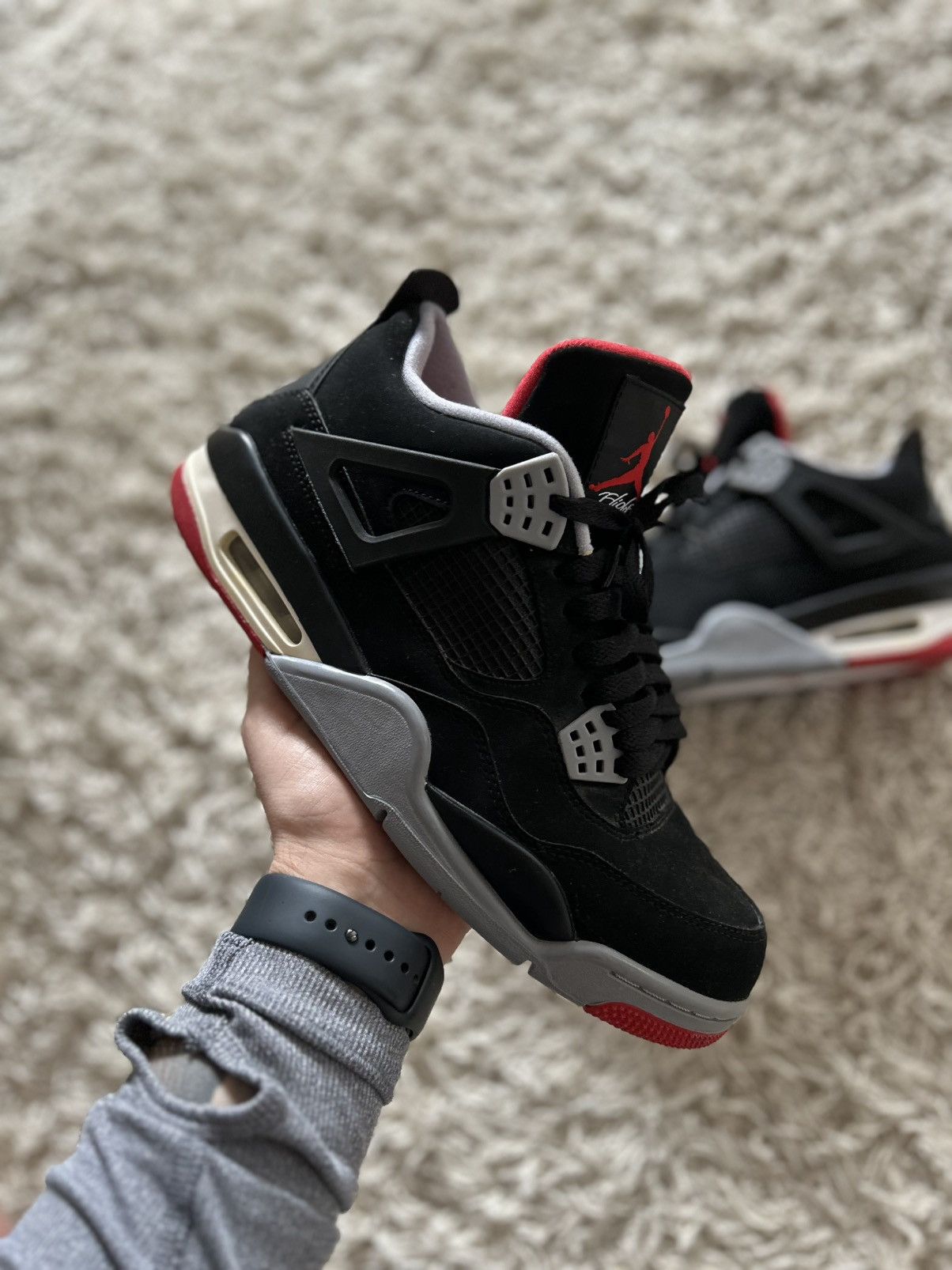 Jordan Brand Jordan 4 Bred size 10.5 Size US 10.5 / EU 43-44 - 1 Thumbnail