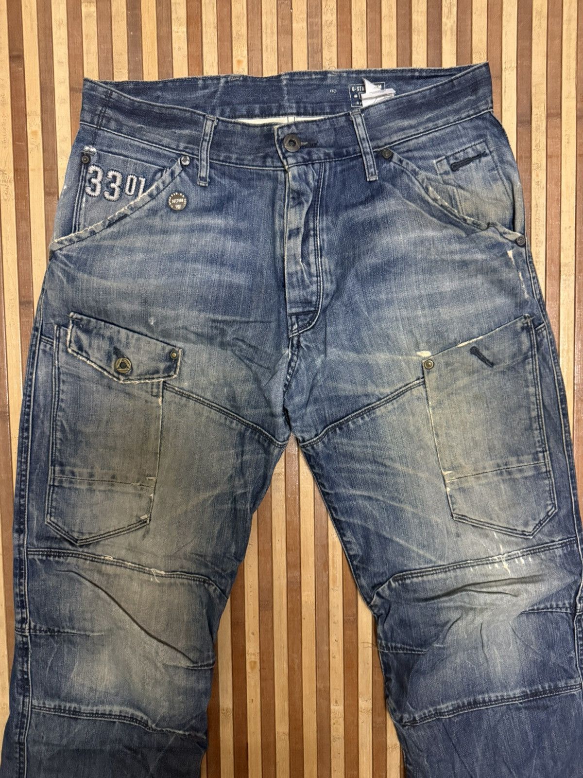 G-Star G-Star Denim Carpenter Pants / Streetwear / Multipocket W34 Size US 34 / EU 50 - 3 Thumbnail