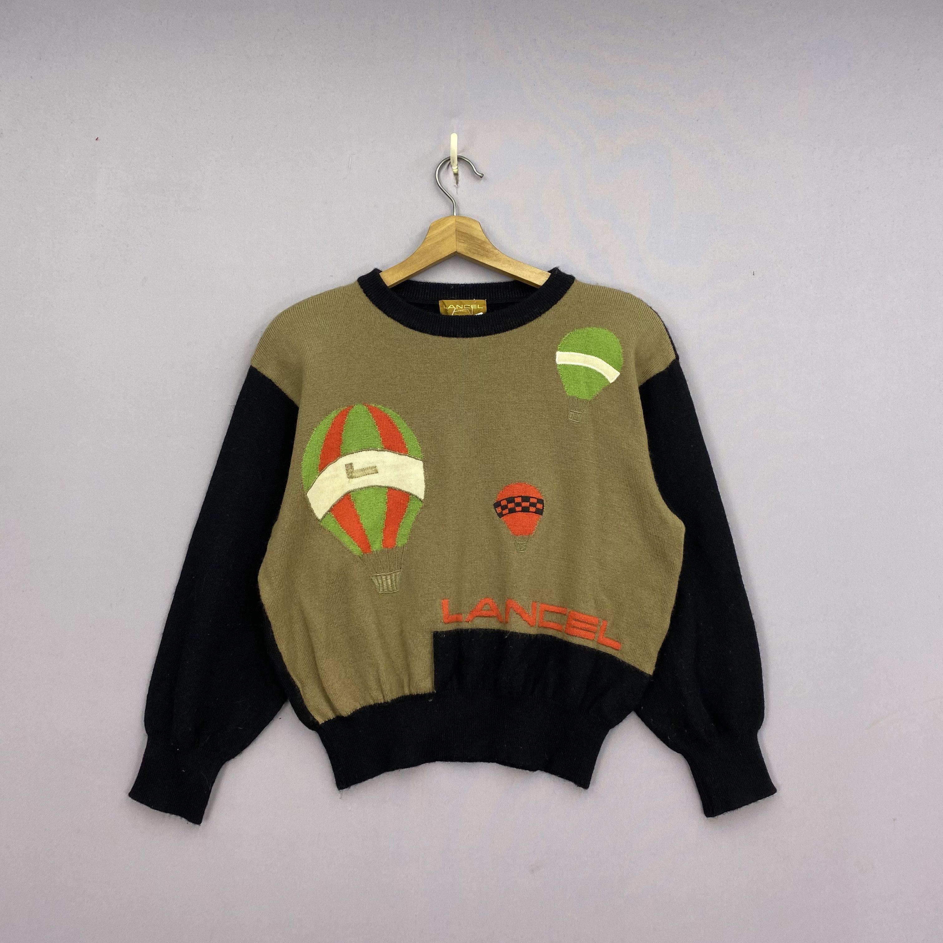 Lancel Vintage 90s Lancel Knitwear Sweater Sweatshirt | GF20424 Size US S / EU 44-46 / 1 - 1 Thumbnail