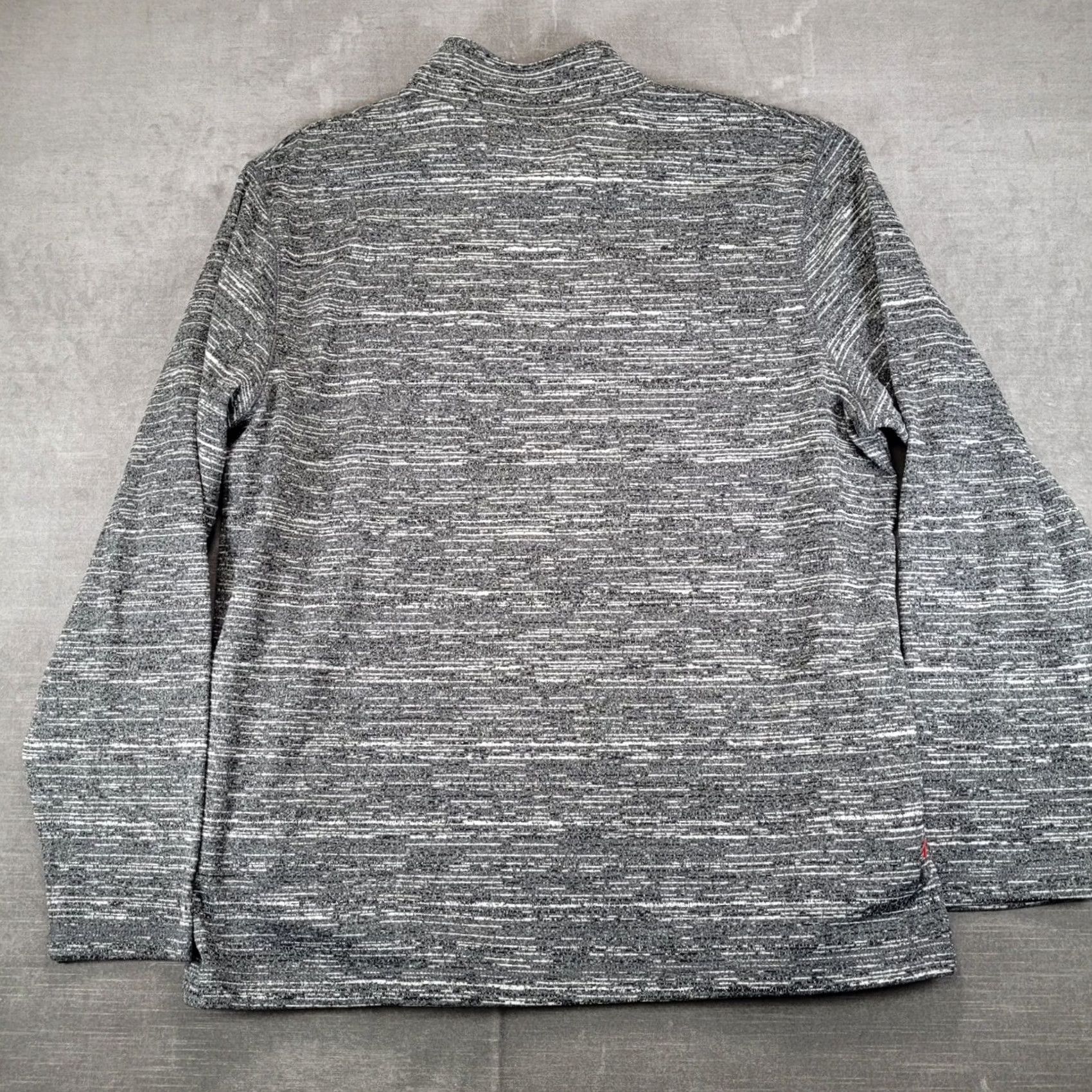 MLB Majestic Cincinnati Reds Mens XL Quarter Zip Pullover Space Dye Gray Red MLB Shirt Size US XL / EU 56 / 4 - 4 Thumbnail