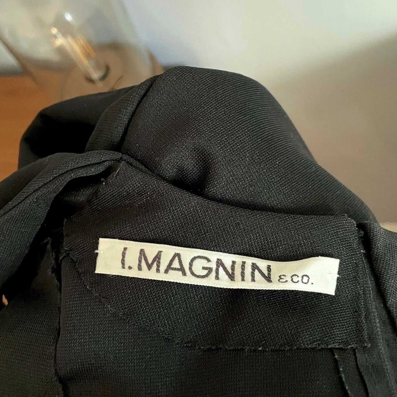 I. Magnin VINTAGE I. Magnin Black Maxi Dress Gown Rhinestones Cocktail Party 1960s Size 2 Womens Size XS / US 0-2 / IT 36-38 - 8 Thumbnail