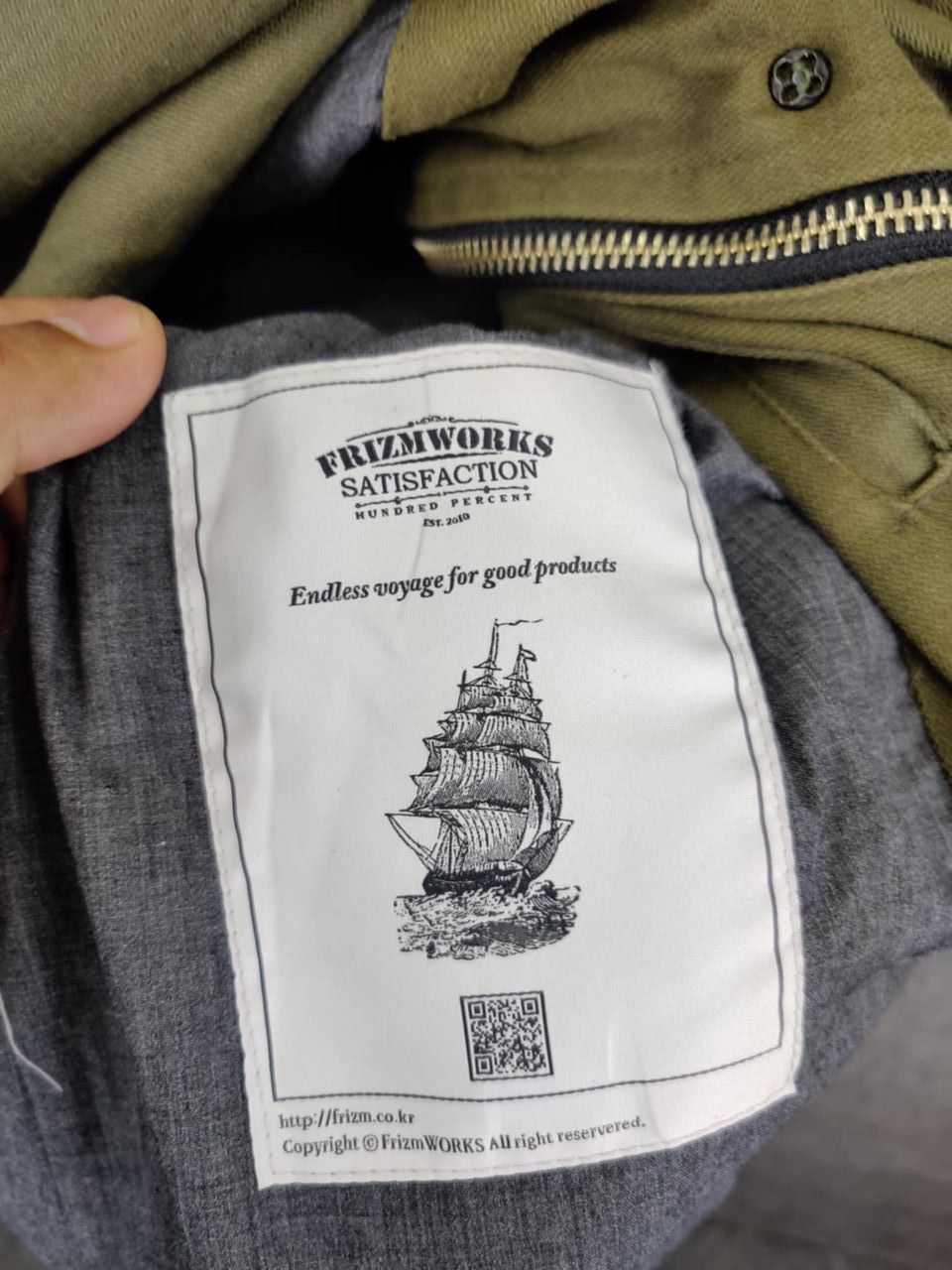 FrizmWORKS Vintage Frizm Works N-1 Deck Jacket Olive Green Size US M / EU 48-50 / 2 - 16 Thumbnail