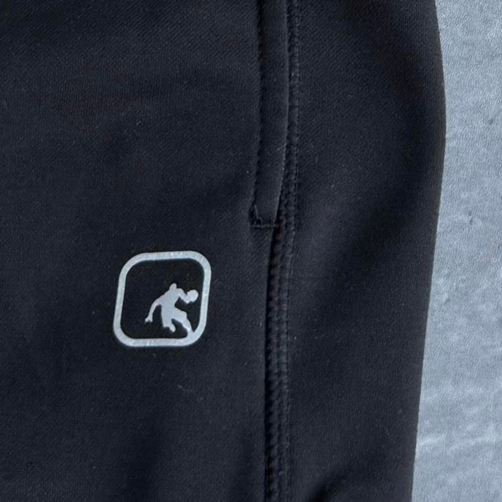 Japanese Brand × Vintage Vintage Y2K AND1 Baggy Tonal Black Grunge Opium Sweatpants Size US 33 - 3 Thumbnail