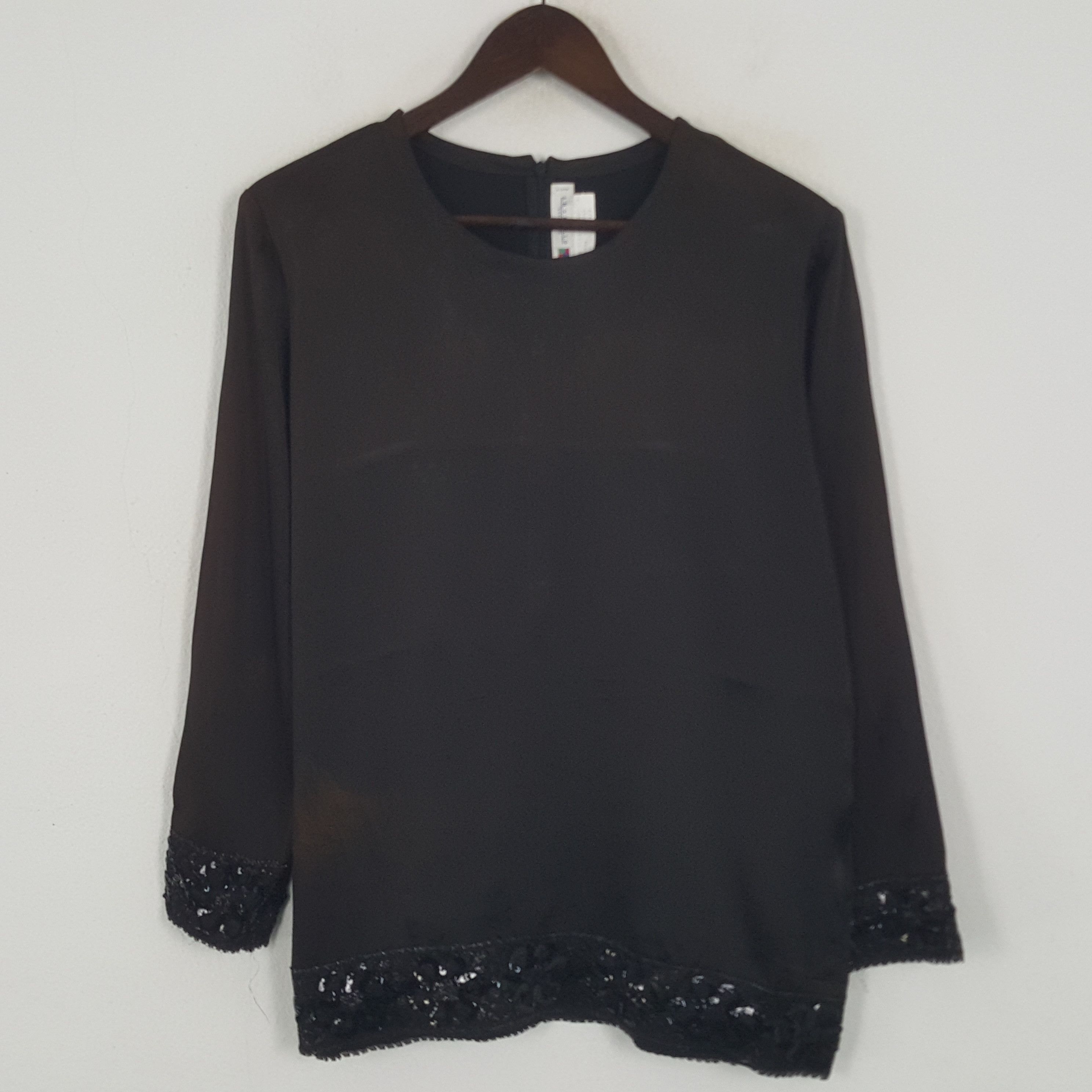 Designer × Givenchy × Vintage Vintage Givenchy Designer Blouse Size M / US 6-8 / IT 42-44 - 1 Thumbnail