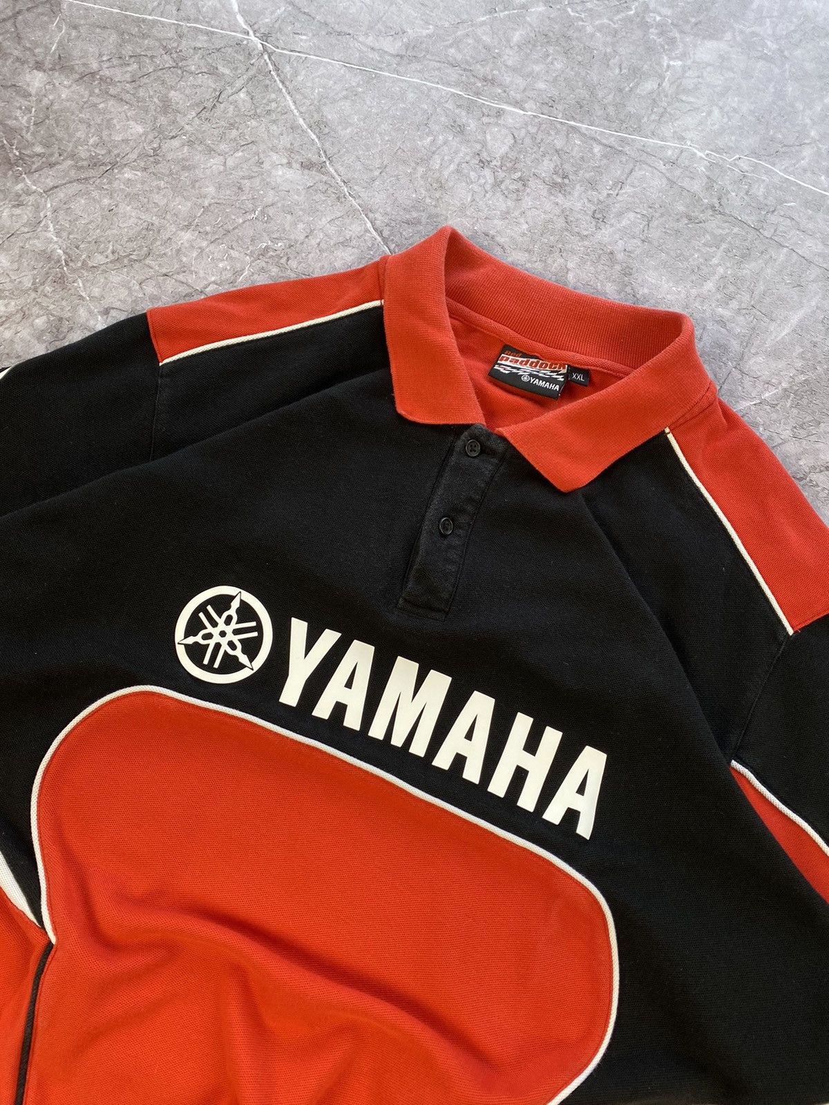 Vintage × Yamaha Vintage Yamaha Official Racing Polo Shirt Moto Tee Formula 1 Size US XL / EU 56 / 4 - 3 Thumbnail