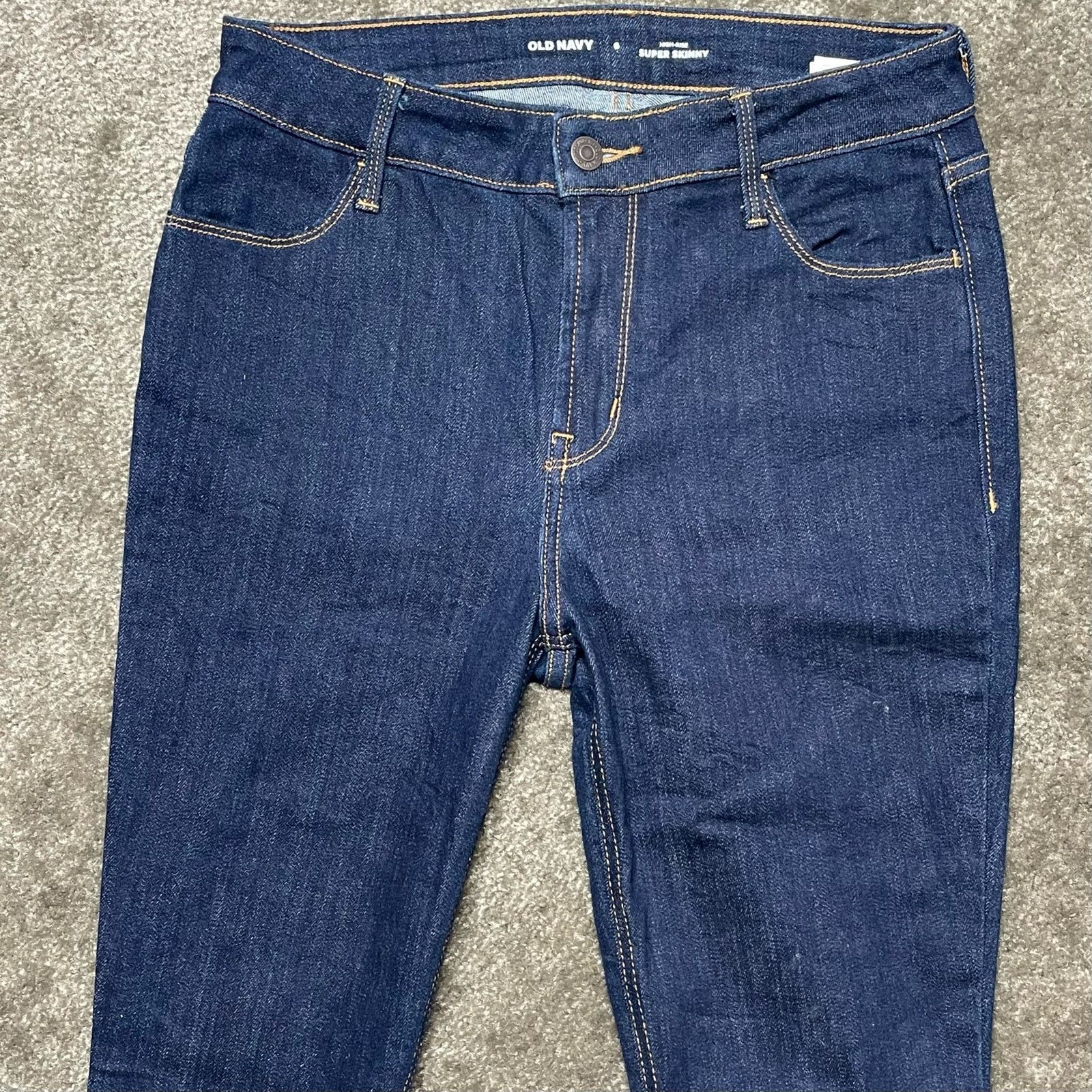Old Navy NWOT Old Navy High Rise Super Skinny Jeans Size 28" / US 6 / IT 42 - 4 Thumbnail