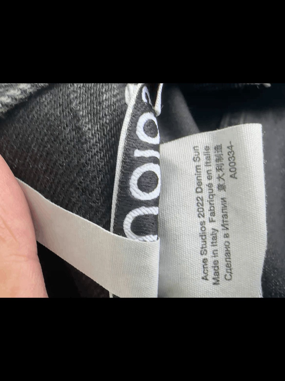 Acne Studios Acne Studios Acne Studios 2022M Sun Pattern Baggy Denim-25 Size US 31 - 7 Thumbnail
