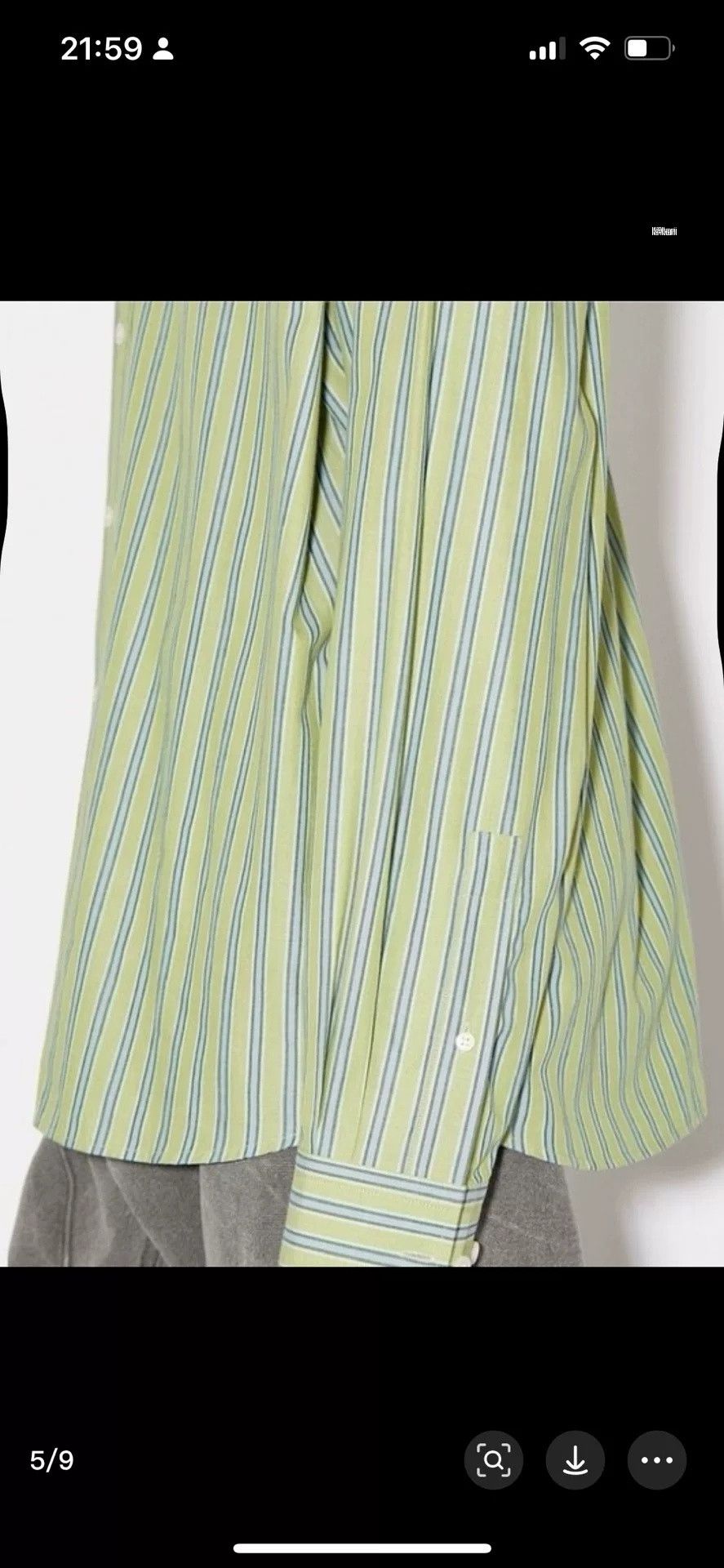 Acne Studios Acne Studios SS24 Vertical Stripe Shirt Size US S / EU 44-46 / 1 - 4 Thumbnail