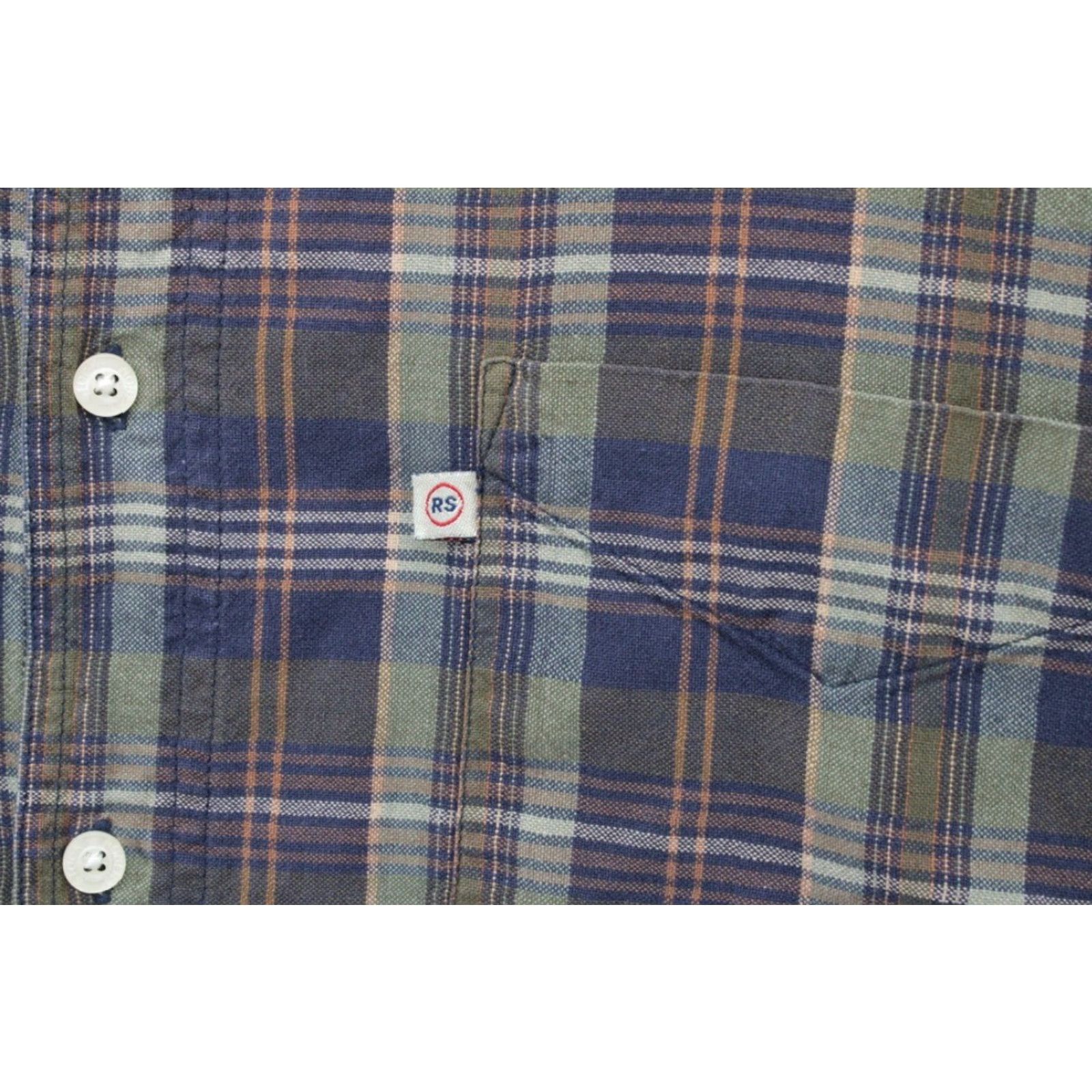 Vintage Robert Stock Shirt Mens Large Long Sleeve Button-Down Green Plaid Preppy City Classic Retro Modern Shirt Size US L / EU 52-54 / 3 - 4 Thumbnail