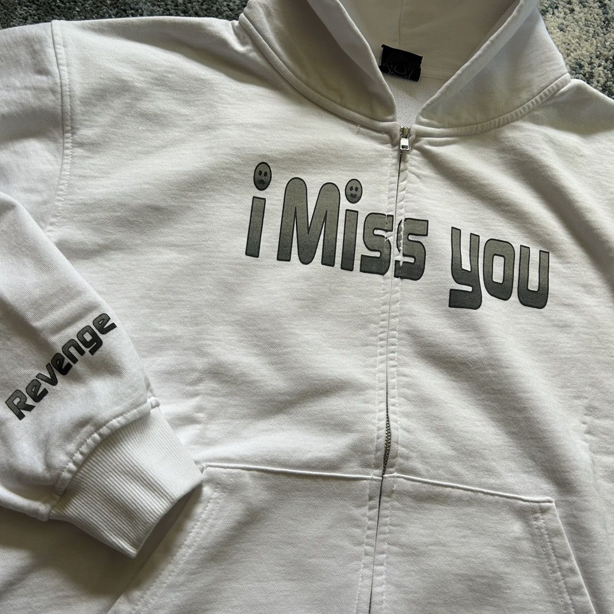 Revenge i Miss you Pls Callme please call me Nintendo Wii zip hoodie Size US L / EU 52-54 / 3 - 2 Thumbnail