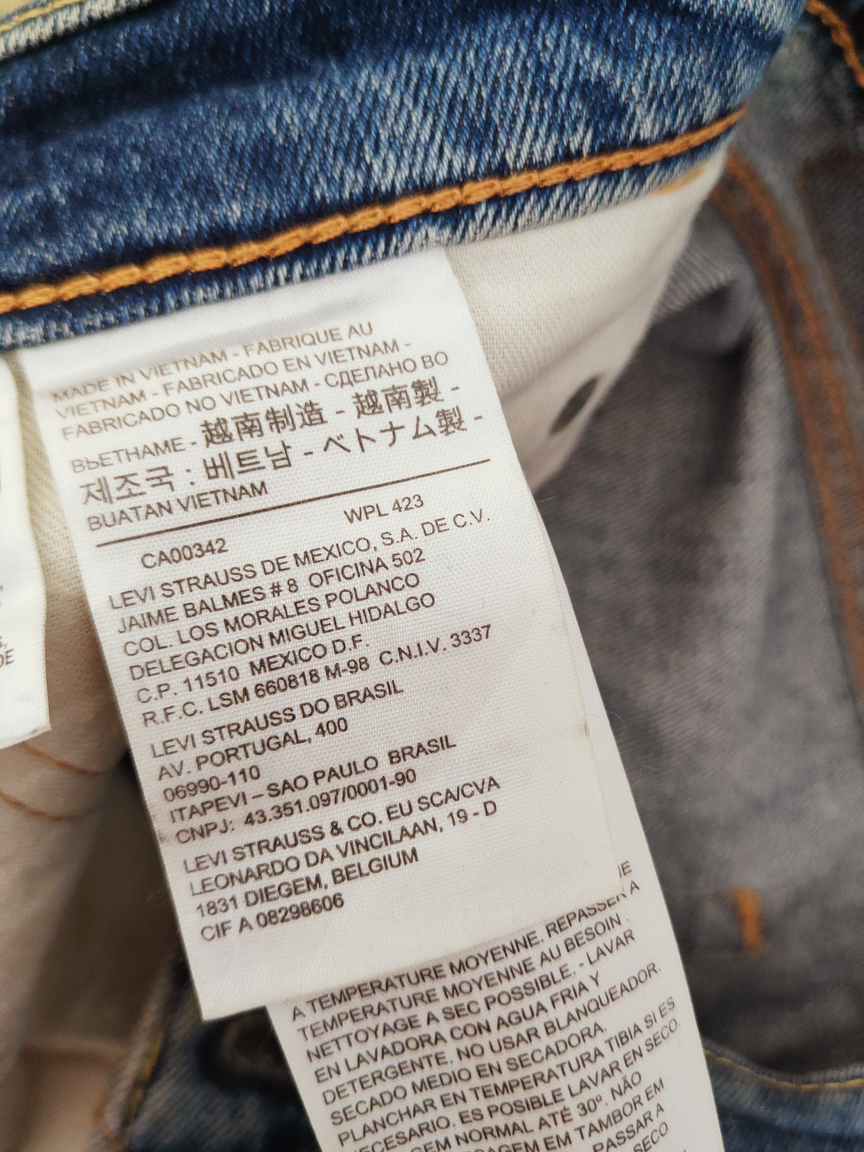 Levi's Levi's Blue Distressed Ripped Jeans #W790 Size US 32 / EU 48 - 19 Thumbnail