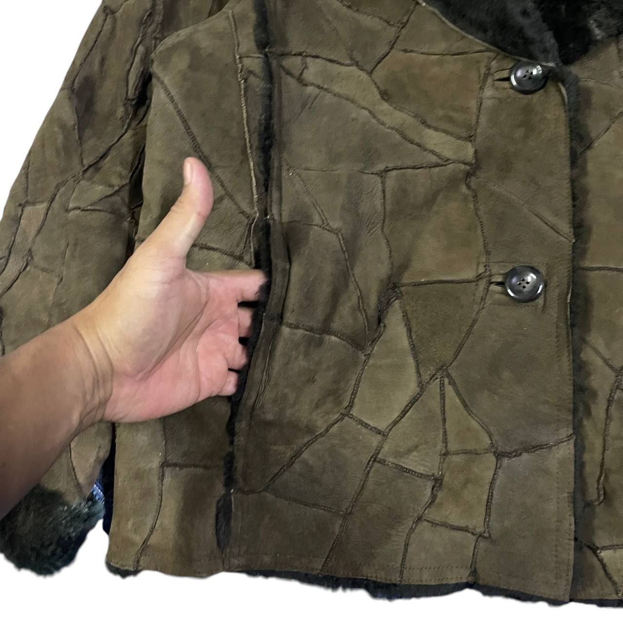 Issey Miyake Issey Miyake Inspired Patchwork Leather Jacket Shearling Size US M / EU 48-50 / 2 - 5 Thumbnail