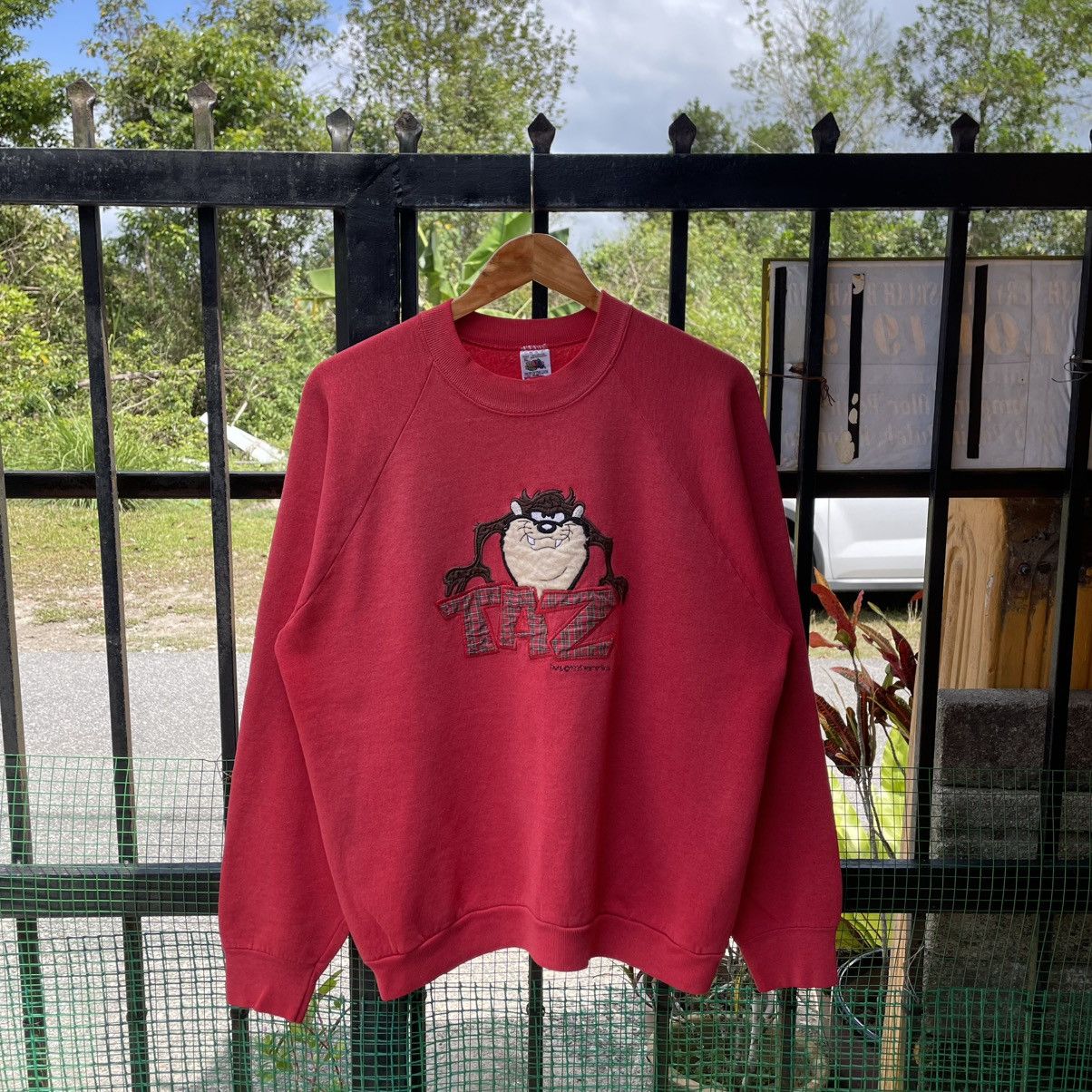Cartoon Network 🔥Vintage 1995 Warner BrosTazmania Promo Crewneck Sweatshirts Size US M / EU 48-50 / 2 - 1 Thumbnail