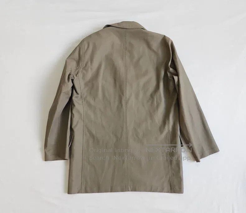 Hermes Hermes Coat Jacket, Olive Gray, Cotton, Leather Buttons Size US L / EU 52-54 / 3 - 6 Thumbnail