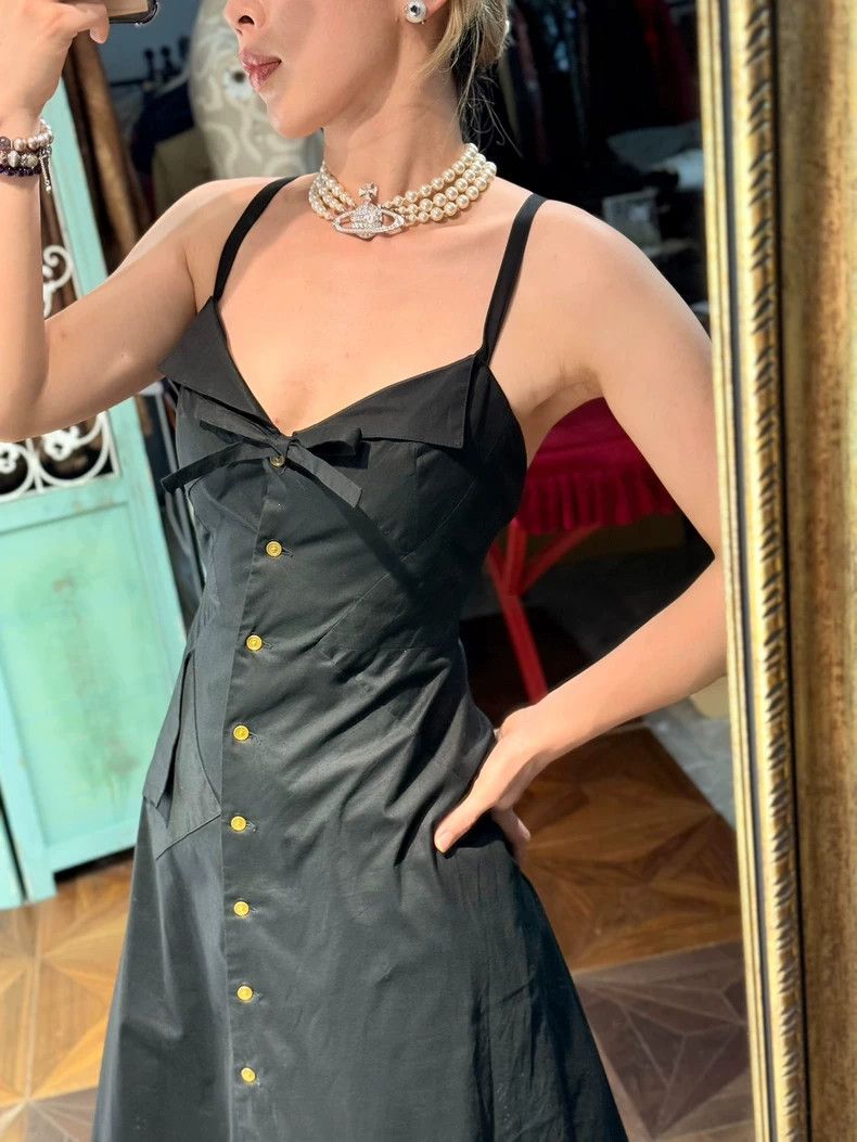 Vivienne Westwood Vivienne Westwood Mid-century dress with folded collar and Size S / US 4 / IT 40 - 6 Thumbnail