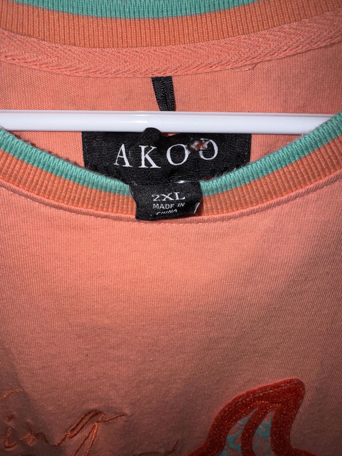 AKOO AKOO Orange Graphic T-Shirt Size 2XL Size US XXL / EU 58 / 5 - 3 Thumbnail