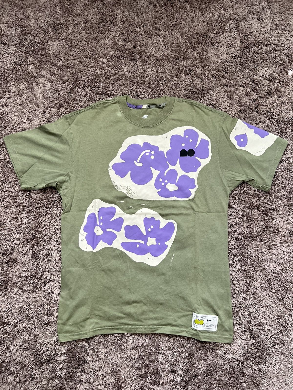 Nike Nike x Naomi Osaka olive t-shirt Size US S / EU 44-46 / 1 - 1 Thumbnail