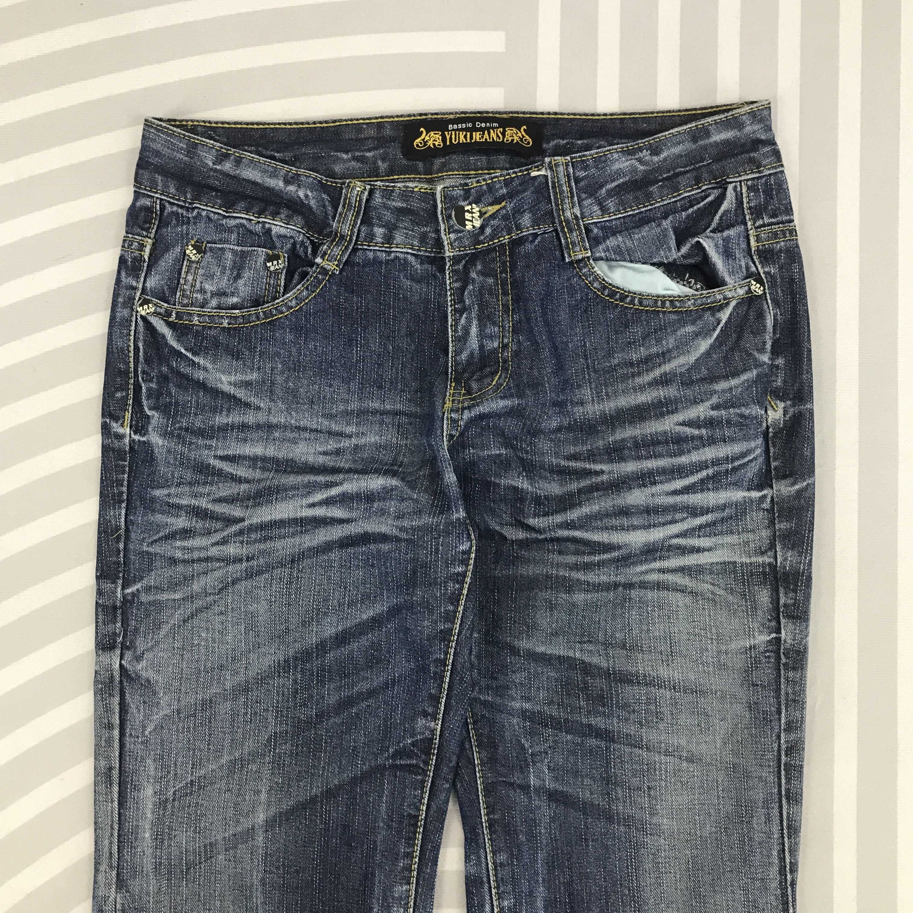 Japanese Brand × Vintage Vintage Yuki Bassic jeans denim bootcut style japan Size US 29 - 2 Thumbnail