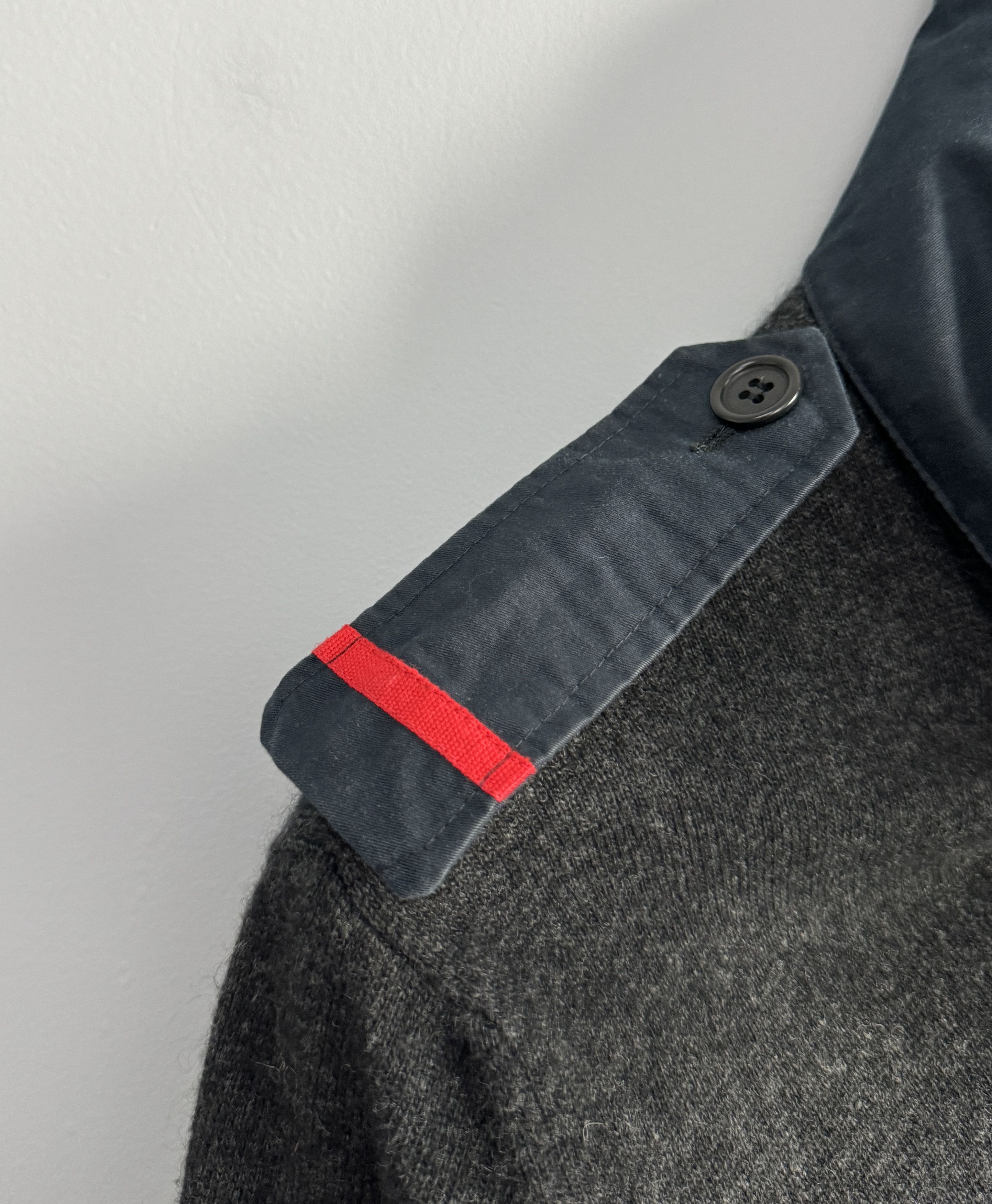 Prada PRADA Wool Sweater Jacket Cardigan Gray Size 44 Full Zip Size M / US 6-8 / IT 42-44 - 5 Thumbnail