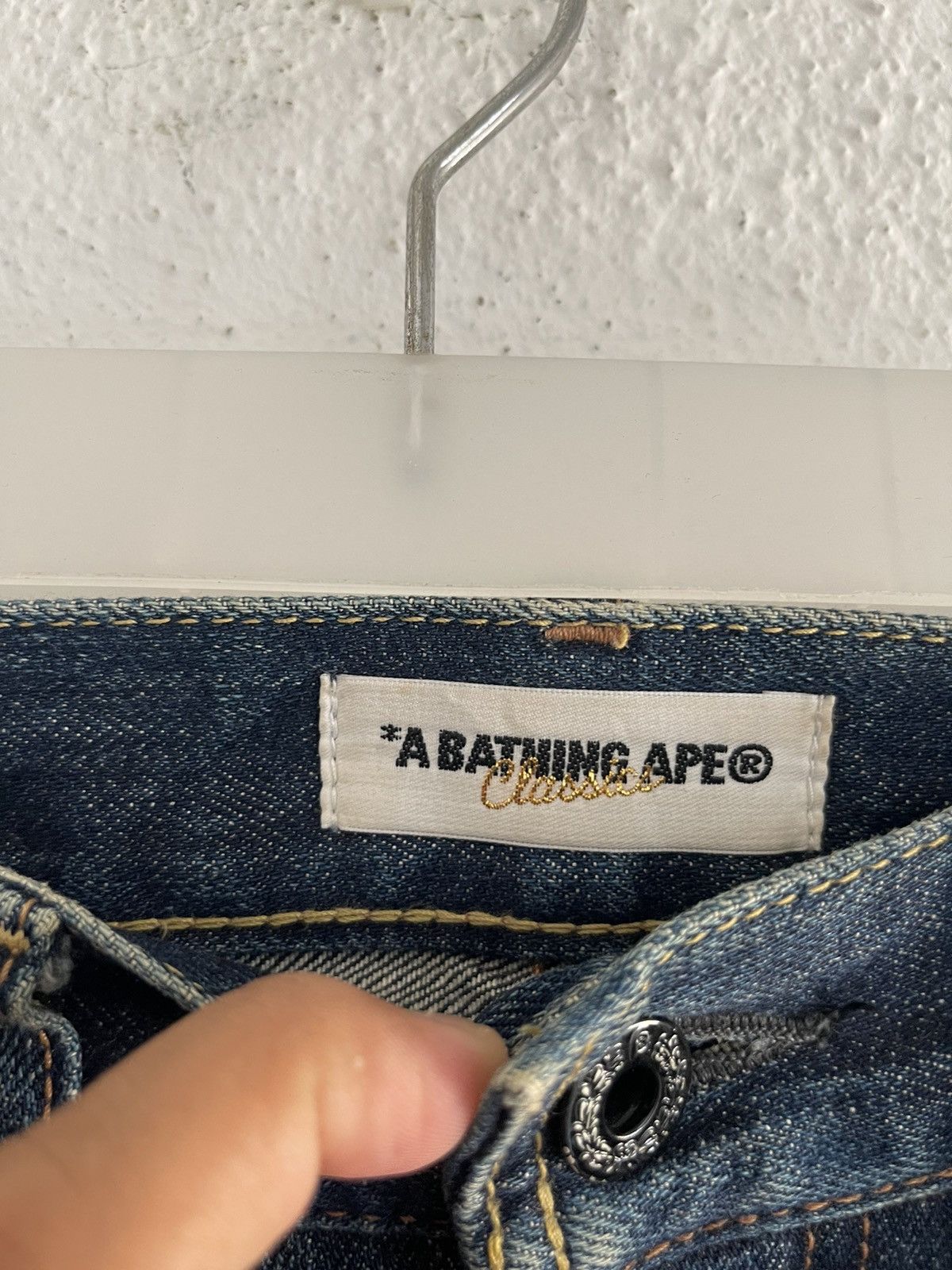 Bape Bape Spellout Selvedge Jeans Size 36 A Bathing Ape Classics Size US 36 / EU 52 - 7 Thumbnail