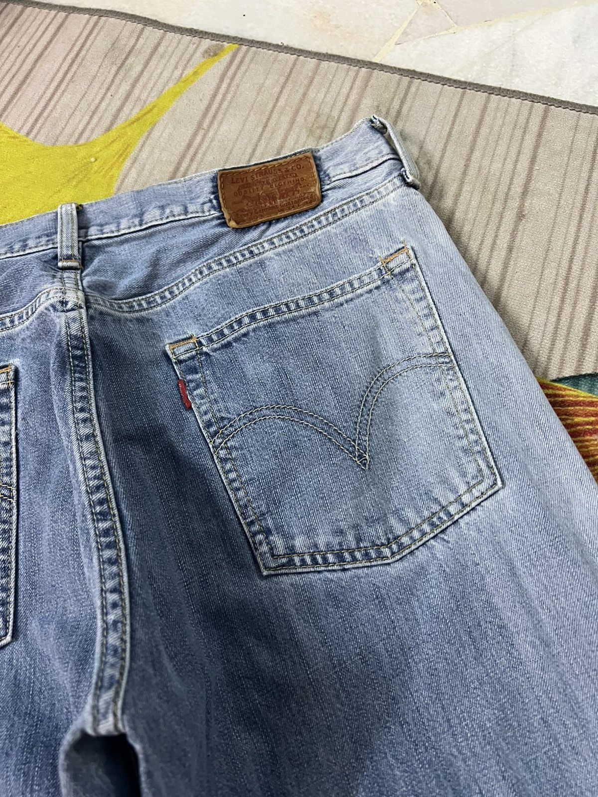 Levi's 💥Baggy💥Vintage Levi’s 503 Faded Jean Size US 34 / EU 50 - 19 Thumbnail