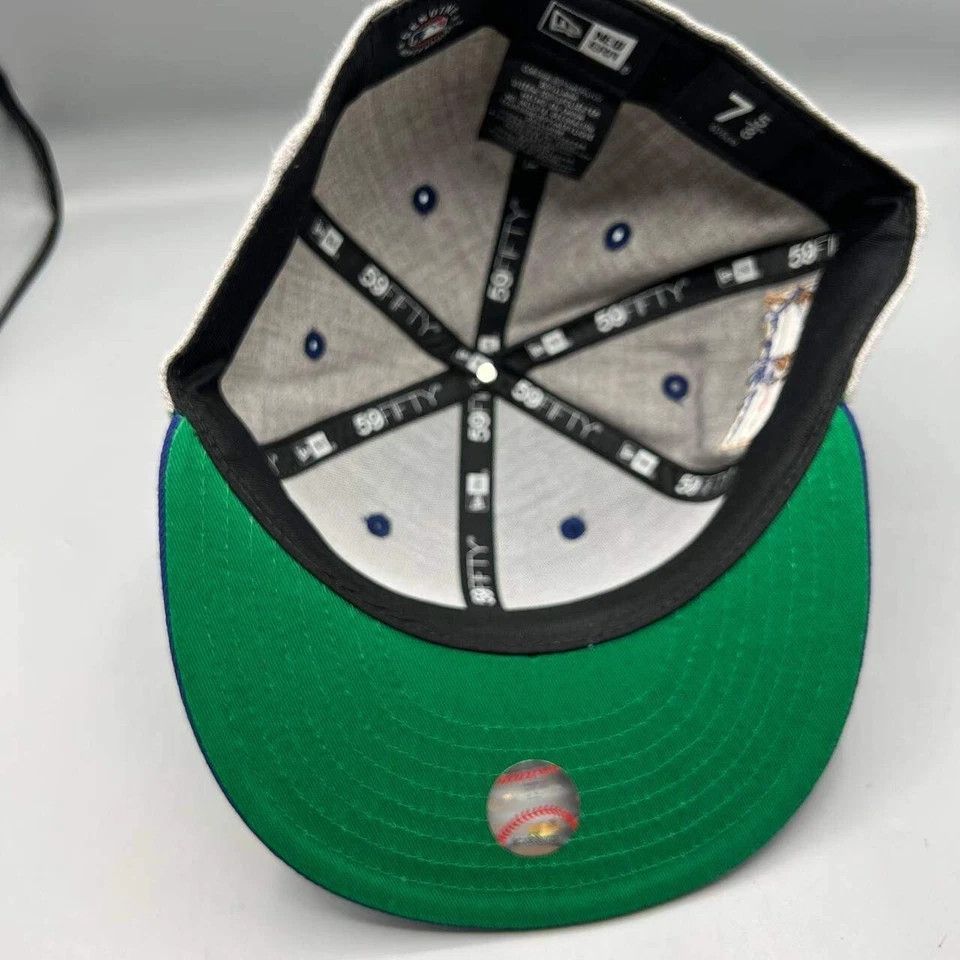 New Era Brooklyn Dodgers Hat Men 7 5/8 Jackie Robinson MLB Fitted Size ONE SIZE - 2 Thumbnail