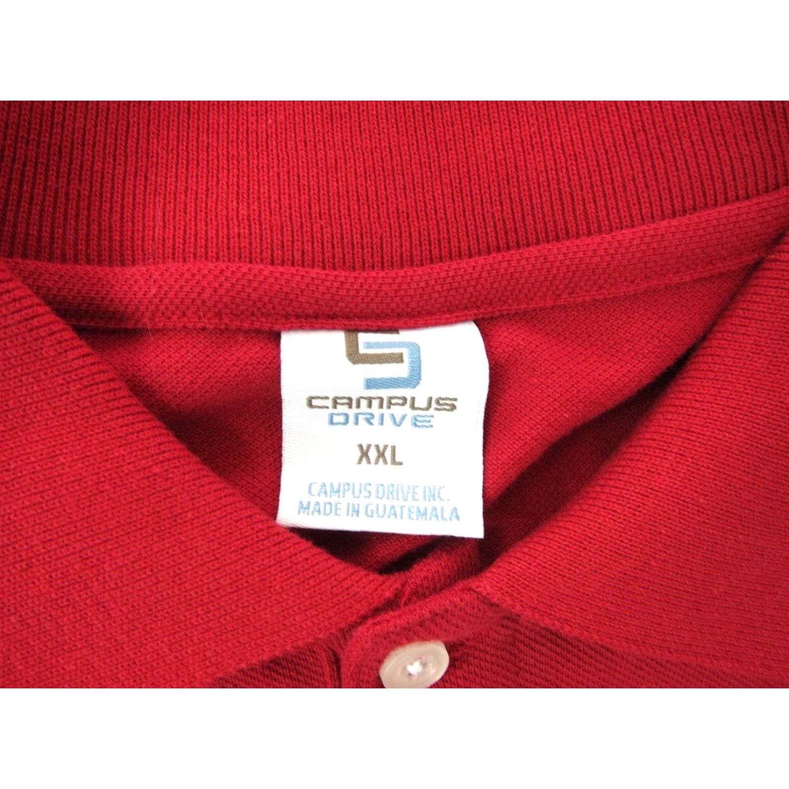 Vintage VINTAGE Campus Drive Polo Shirt Main Selling Point University Red XXXL Mens Polo Shirt USC California Embroidered Cotton Short Sleeve Button-Closure Size US XXL / EU 58 / 5 - 3 Thumbnail