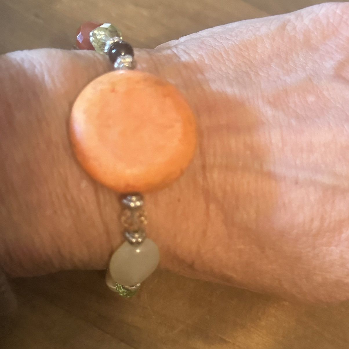 Other Semi precious stones stretch bracelet Size ONE SIZE - 2 Thumbnail