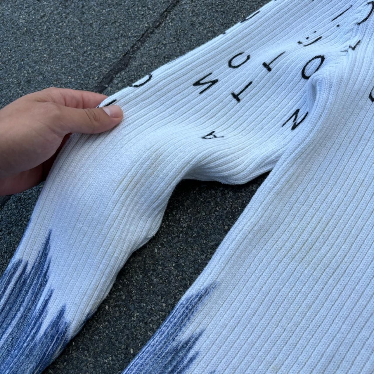 Japanese Brand × Vintage Ribbed archive style sweater Size US L / EU 52-54 / 3 - 5 Thumbnail