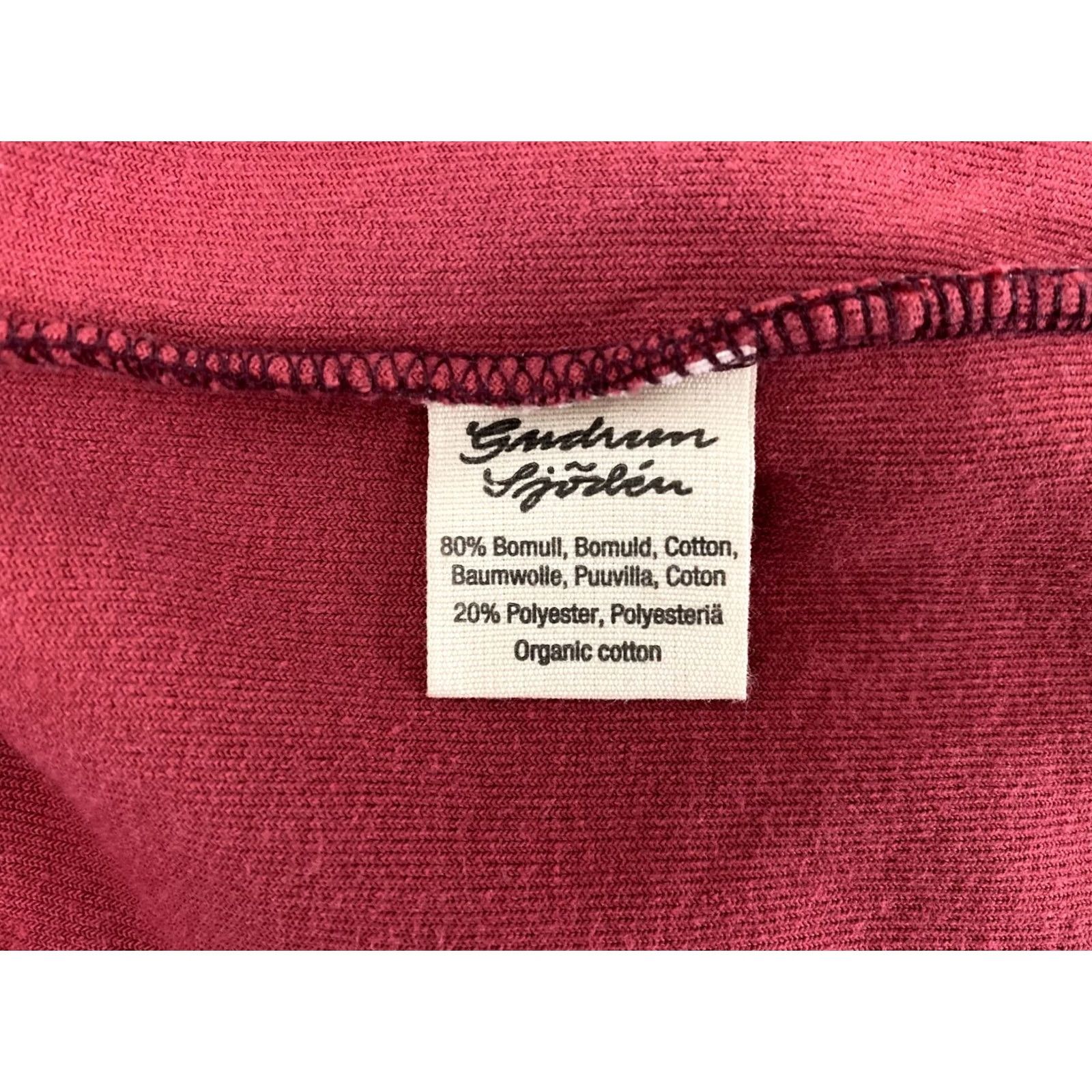 Vintage Gudrun Sjoden Womens Dress XL A-Line Dress Red Knee Length GBP Product Now Official 100% Genuine Size XL / US 12-14 / IT 48-50 - 6 Thumbnail