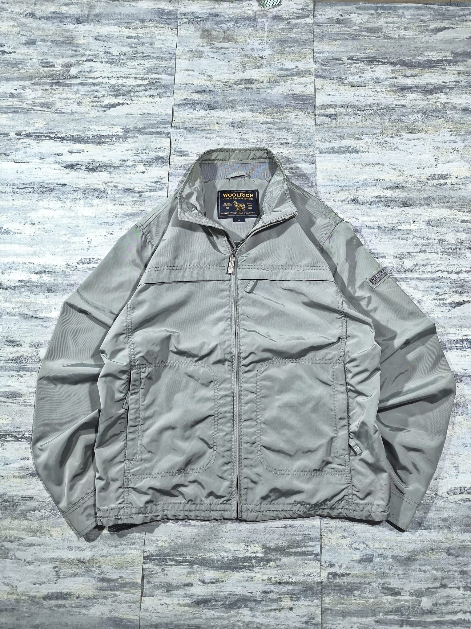 Woolrich Woolen Mills woolrich luxury metallic grey light jacket Size US L / EU 52-54 / 3 - 1 Thumbnail