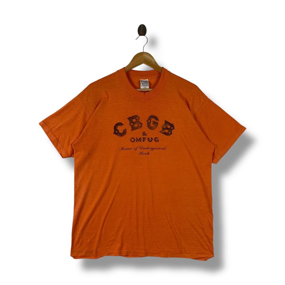 Fruit Of The Loom Vintage 90s CBGB & OMFUG home of underground tee Size US L / EU 52-54 / 3 - 1 Thumbnail