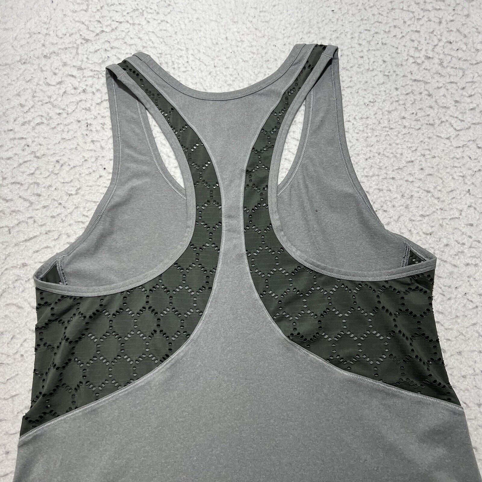 Gap Athleta Racerback Tank Top Sleeveless Gray Pullover Stretch Size S / US 4 / IT 40 - 9 Thumbnail