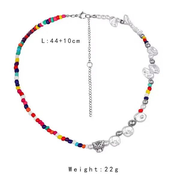 Jewelry Beaded Necklace Chain Size ONE SIZE - 3 Thumbnail